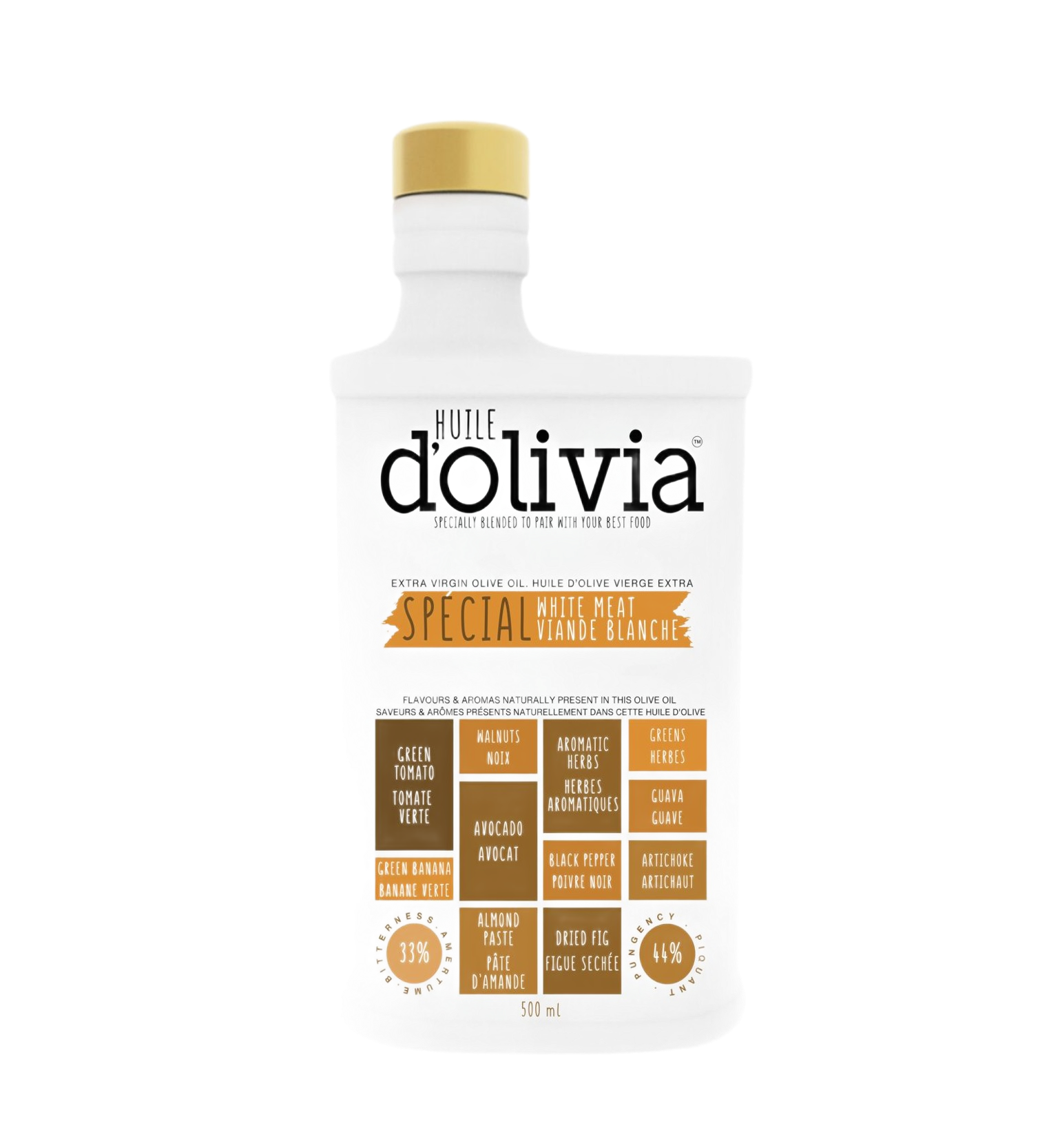 Huile d'Olivia White Meat